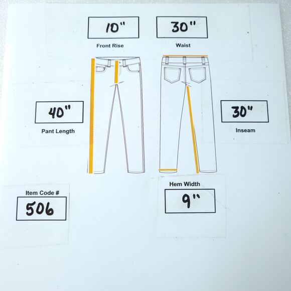 Cody James Casual Button Zip Medium Wash Denim Jeans Womens Size 20 Blue - Picture 10 of 10